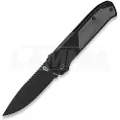 Flytanium Arcade - Void Black Micarta - Black DLC foldekniv