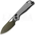 Kunwu Knives Pulsar - Diamond Texture Ti - DLC foldekniv