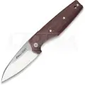 Viper Dan2 G-10 foldekniv, burgundy canvas
