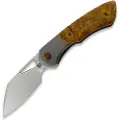 Olamic cutlery WhipperSnapper BL Sheepsfoot, Light Blast Ti, Satin