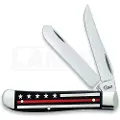 Case Cutlery Red Line Mini Trapper Bone pocket knife