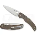 Spyderco Native Chief Brown Canvas Micarta CPM CRU-WEAR foldekniv