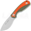 Viper Lille 1 Fixed kniv, Green/Orange G10