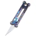 MecArmy EK12 Mini Keychain Utility Knife Timascus