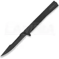 Ocaso Solstice Harpoon Black foldekniv, Black Titanium