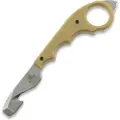 Twisted Assisted KEEP-SAFE Rescue tool, Natural Micarta, Stonewash