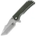 Mechforce Alphahunter Collab Apocalypse foldekniv, OD Green Micarta