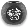 Audacious Concept Wise Monkeys Bead - Titanium - PVD Black