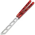 NRB Knives Ultralight balisong trainer, red