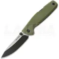 RealSteel Yak Satin/PVD Black OD Green G10 foldekniv