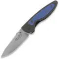 Puppy K&T Bunny foldekniv, TC4 handle with blue titanium inlay, hand rubbed blade