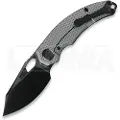 Kunwu Knives Lefty ComPadre - Diamond Texture Ti - DLC foldekniv