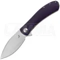 Trollsky Knives Mandu XL D2, Purple G-10, Satin