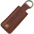 Roselli Sharpening stone in leather sheath, D ring