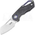 MKM Knives Isonzo M390 Cleaver foldekniv, marble carbon fiber
