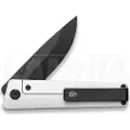The James Brand The Chapter 2 - White Titanium / Black / Straight foldekniv