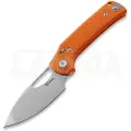 Reate PL-XE foldekniv, Orange G-10, Stonewashed