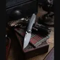 Null Knives Raiden R2: Type S - Black PVD / Dark Stonewash foldekniv