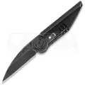 MecArmy EK36 Wharncliffe foldekniv, svart
