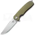Bestech Lion - Stonewash + Satin - G10 foldekniv, beige