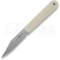 RealSteel Barlow RB-5 Clip Point, Ivory G-10