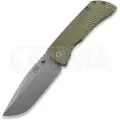McNees Custom Knives MAC2 3.5 - ATOMIC DP - GRN/BRZ- SWERVE - SG foldekniv