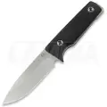 Medford The San 3V Tumbled kniv, Black G-10
