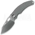 Kunwu Knives ComPadre - Diamond Texture Ti - Satin foldekniv