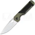 Kizer Cutlery Mini Militaw Nitro-V foldekniv, Green/Black G-10