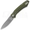 Twisted Assisted Twisted Atlas Slipjoint foldekniv, OD Green G-10, Stonewash