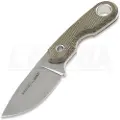 Viper Berus 1 kniv, green canvas micarta