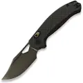Kunwu Knives Django - Carbon Fiber - DLC foldekniv