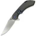 Olamic cutlery Wayfarer 247 Bowie, Dark Blast Titanium, Satin
