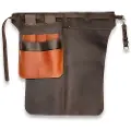 BeaverCraft Leather Work Apron and Tool Belt Pouch Set