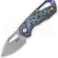 MKM Knives Isonzo Clip Point SW foldekniv, Arctic Storm CF