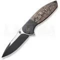 We Knife Nitro OG, Black Ti/Copper Foil CF, Black SW/Satin