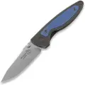 Puppy K&T Bunny foldekniv, TC4 handle with blue titanium inlay, stone washed blade