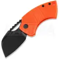 Urban EDC Supply GNAT-S XL foldekniv, Orange G10 & DLC