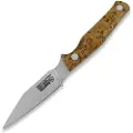 Casström Swedish Field Dresser kniv, stabilised Curly Birch