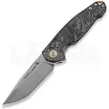 Viper Katla Satin foldekniv, marbled carbon fiber 3D