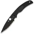 Spyderco Native Chief, Black, Lightweight, Black Blade, SpyderEdge