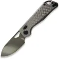Kunwu Knives Pulsar XL - Diamond Texture Ti - DLC foldekniv