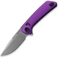 Reate PL-XF Purple Aluminum foldekniv, Stonewash