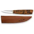 Roselli Carving knife short, Curly birch