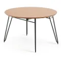 Kave Home Kave HomeUttrekkbart bord Novac Ø 120 (200)FlerfargetSpisebordFra Homeroom