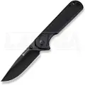 SENCUT Aetheris, Black Canvas Micarta, Black