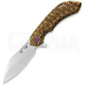 Olamic cutlery Wayfarer 247 Cutlass foldekniv, Molten/Scalloped Ti, Satin