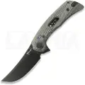 Reate PL-7 foldekniv, Black Micarta, Black PVD