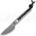 Baltic Blades Angis Elmax Scalpel kniv, Black Paracord