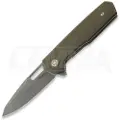 Mechforce Oeser Collab Nebo V2 foldekniv, Tumbled Ti w/ Bronze Anodized